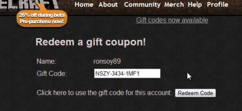 How To Redeem Gift Code For Minecraft Beginners Guide In Building In Minecraft